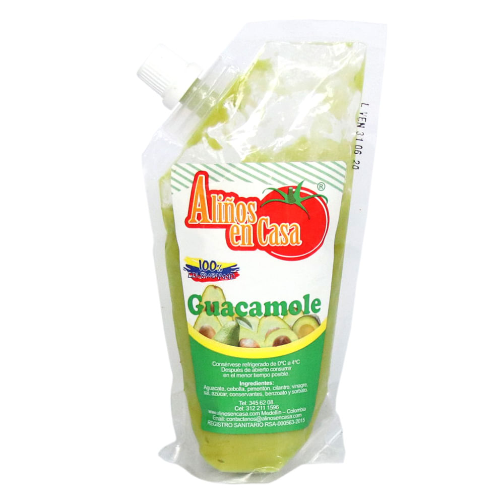 GUACAMOLE ALIÃ‘OS EN CASA  x 200GR