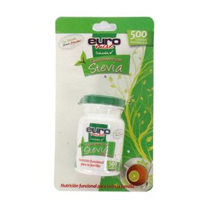 STEVIA EUROMAX FRASCO x 500 TABLETAS