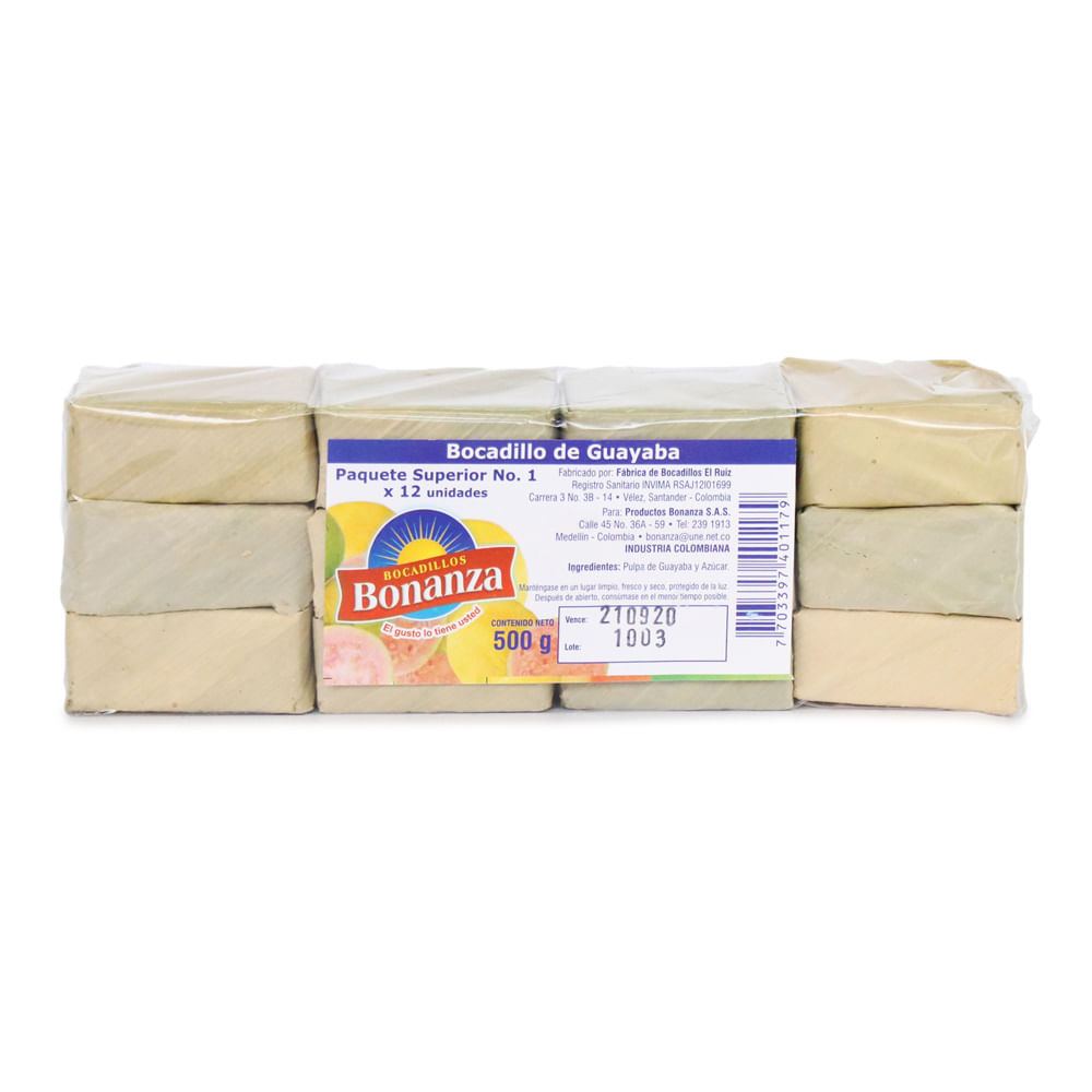 BOCADILLO VELEÑO SUPERIOR BONANZA *500GR