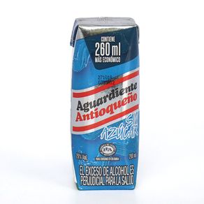 AGUARDIENTE ANT S/AZ TETRA PRISMA*260ML