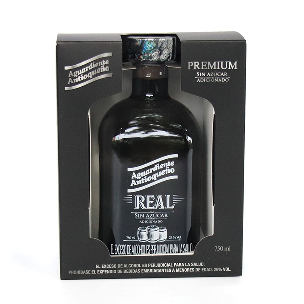 AGUARDIENTE REAL S/A BOT FLA *750ML