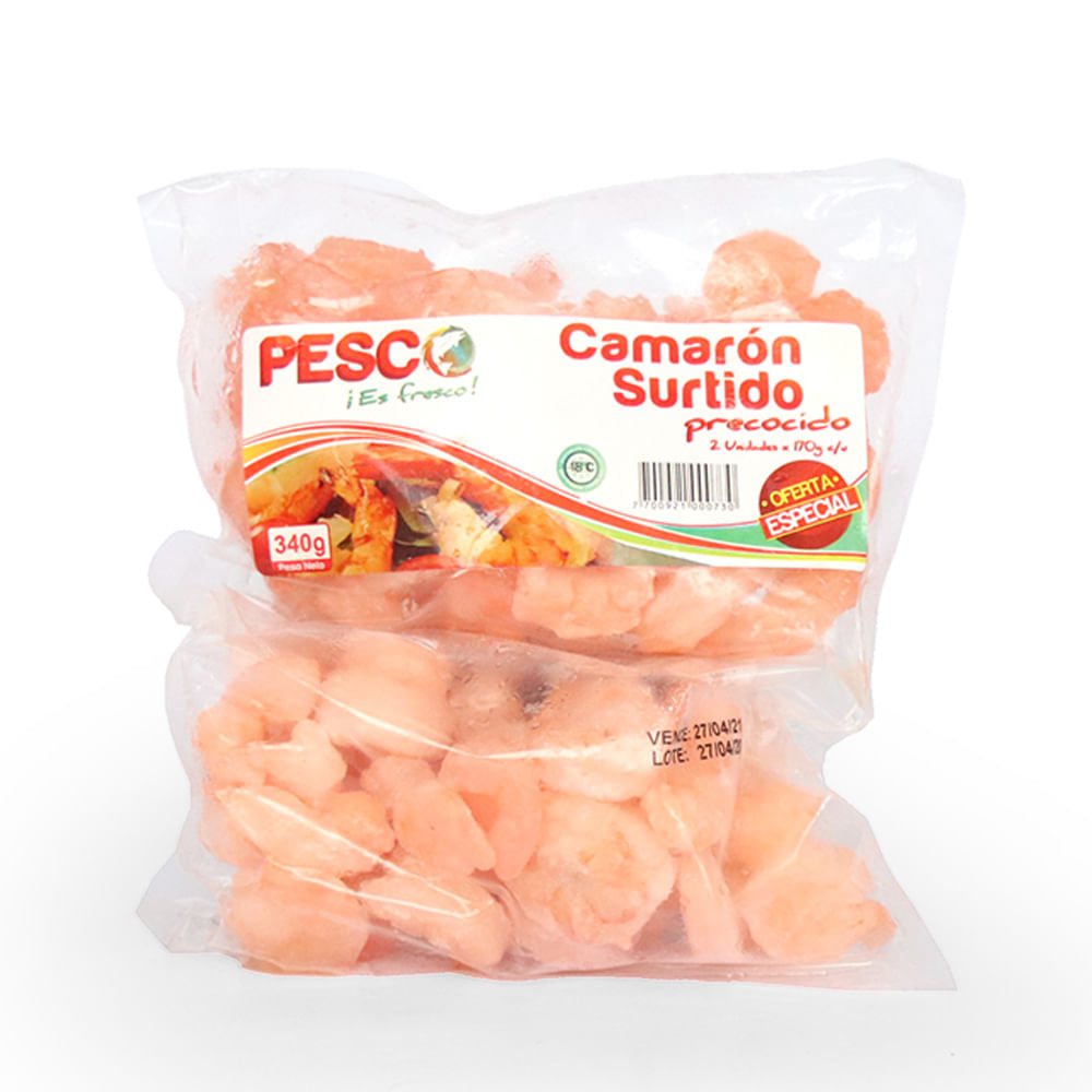 CAMARON SURTIDO PESCO X 2 UND  x 170 GR