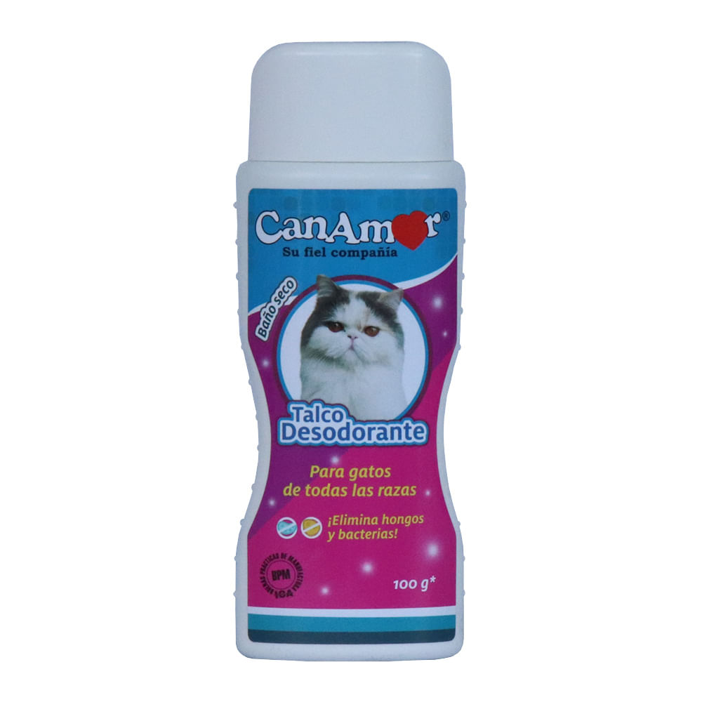 TALCO DESODORANTE GATOS CANAMOR  x 100GR