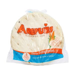 Arepa Tipo Pizza Arepues X5 Unds