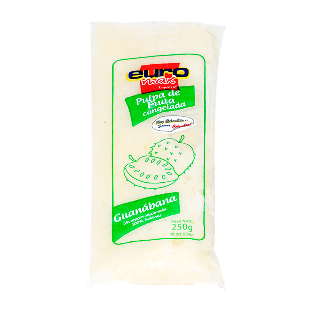 PULPA EUROMAX CONGELADA GUANABANA*500GR
