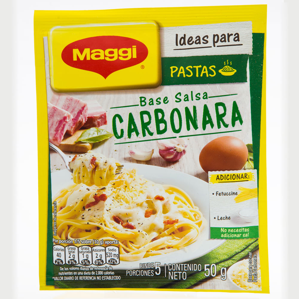 SALSA CARBONAR MAGGI  x 50GR