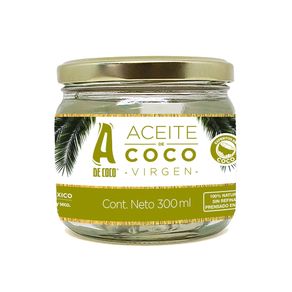 ACEITE DE COCO EXTRA VIRGEN CONV *300ML