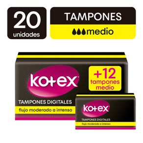 TAMPON KOTEX MEDIO x 32 UND