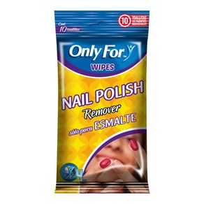 TOALLAS REMOVEDOR ESMALTE ONLY FORx10UN