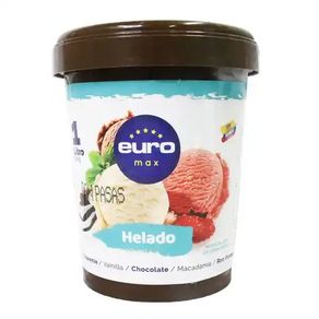HELADO RON CON PASAS EUROMAX*534GR