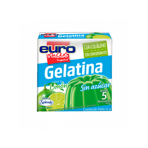 GELATINA LIGHT LIMON EUROMAX x 12gr
