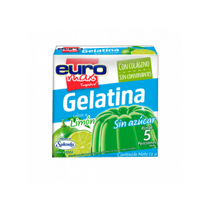 GELATINA LIGHT LIMON EUROMAX x 12gr