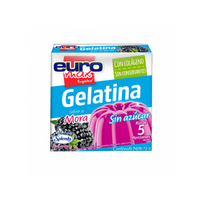 GELATINA LIGHT MORA EUROMAX x 12gr