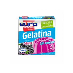 GELATINA LIGHT MORA EUROMAX x 12gr