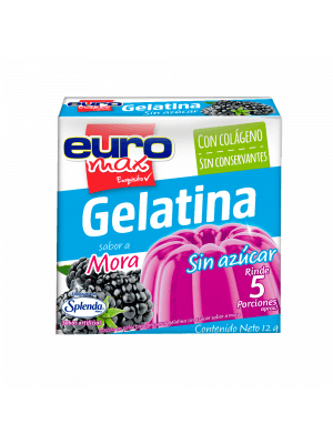 GELATINA LIGHT MORA EUROMAX x 12gr