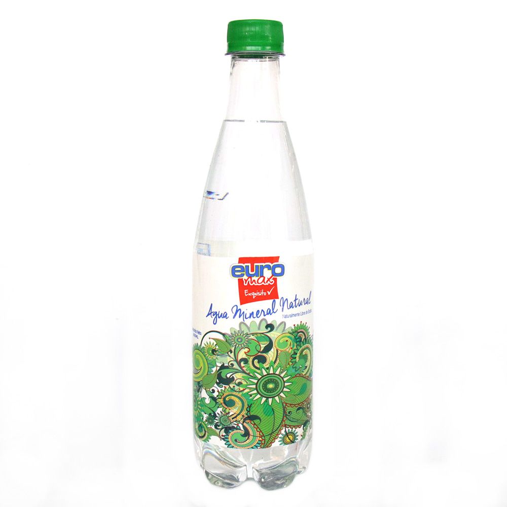 AGUA MINERAL EUROMAX GAS  x 600ML