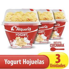 YOGURT CEREAL HOJUELAS ALQUERIA 3Ux170GR