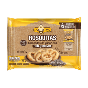 ROSQUITAS HORNEADAS CHIA SANISSIMO*120GR