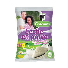 LECHE POLVO DESLACTOSADA COLANTAx380GR