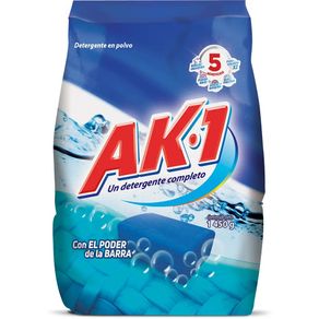 DETERGENTE AK-1 EN POLVO CON BARRA*1450G