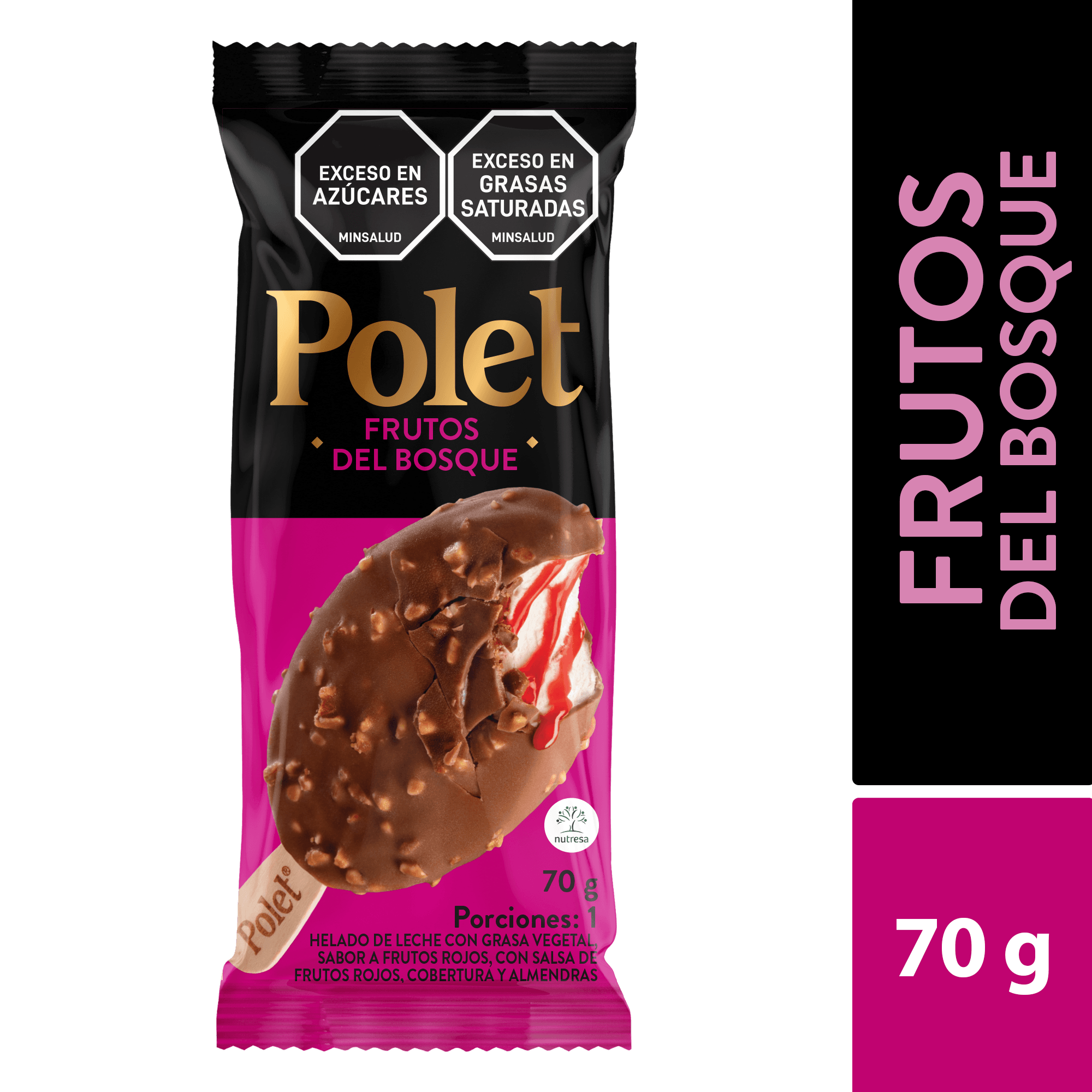 PALETA POLET FRUTOS ROJOS X 70 GR