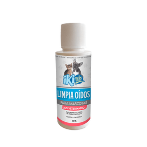 LIMPIA OIDOS PARA MASCOTAS IKIPETS *60ML