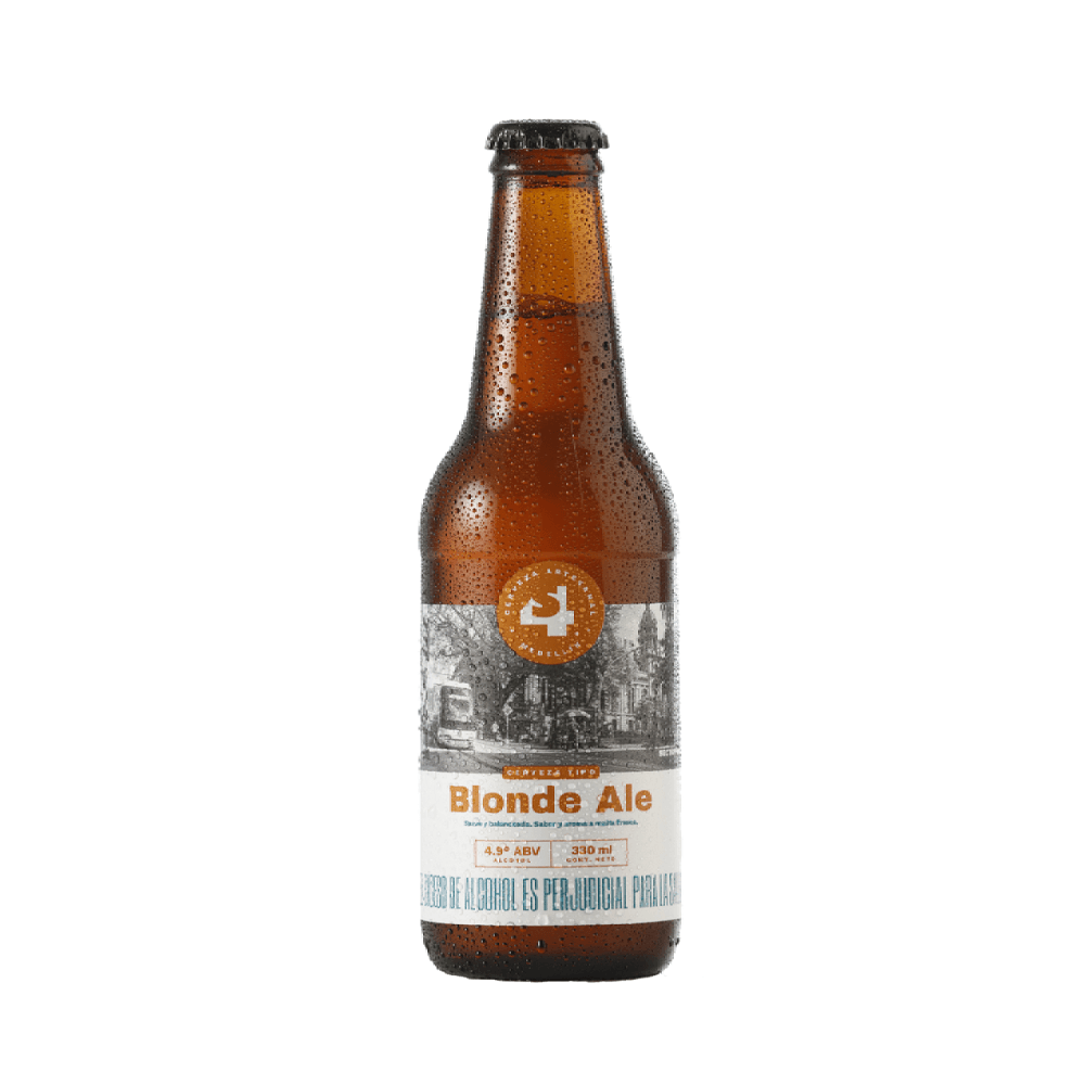 CERVEZA ARTESANAL 4S BLONDE ALE*330ML