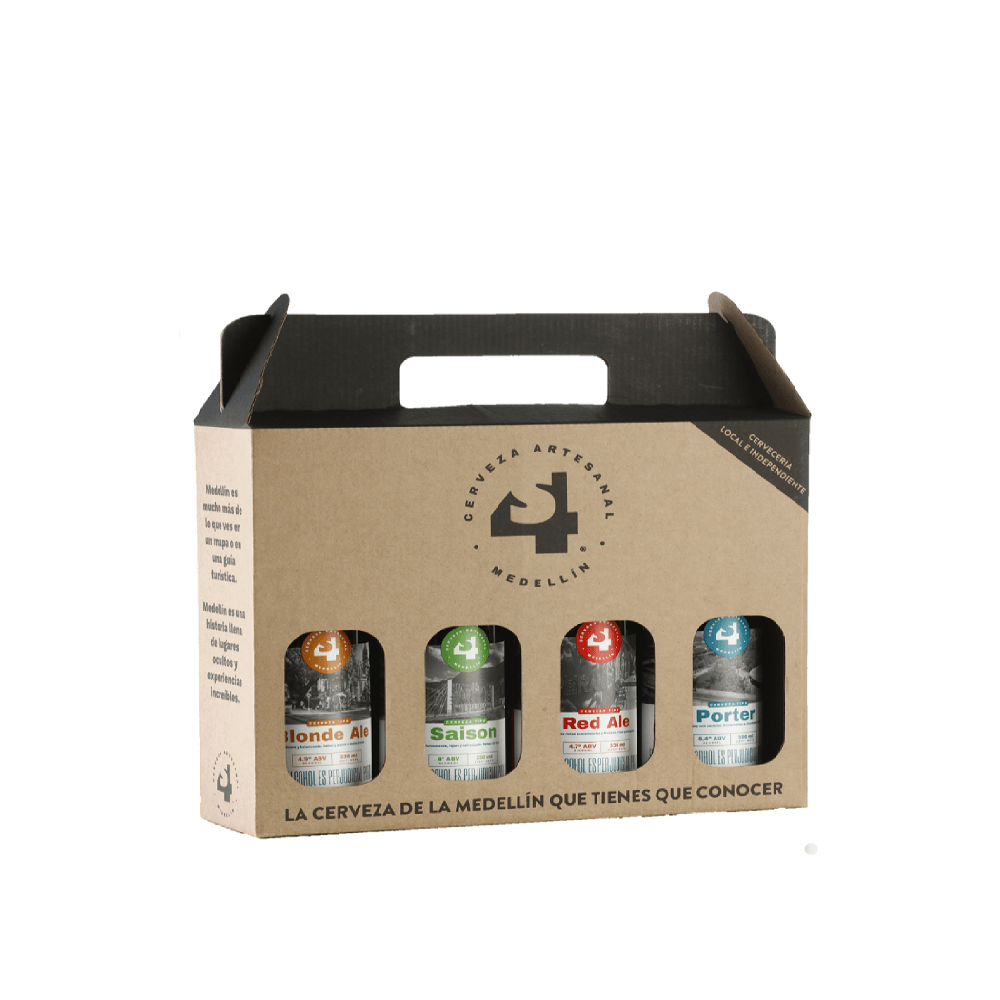 CERVEZA ARTESANAL 4S SURTIDO*4UND