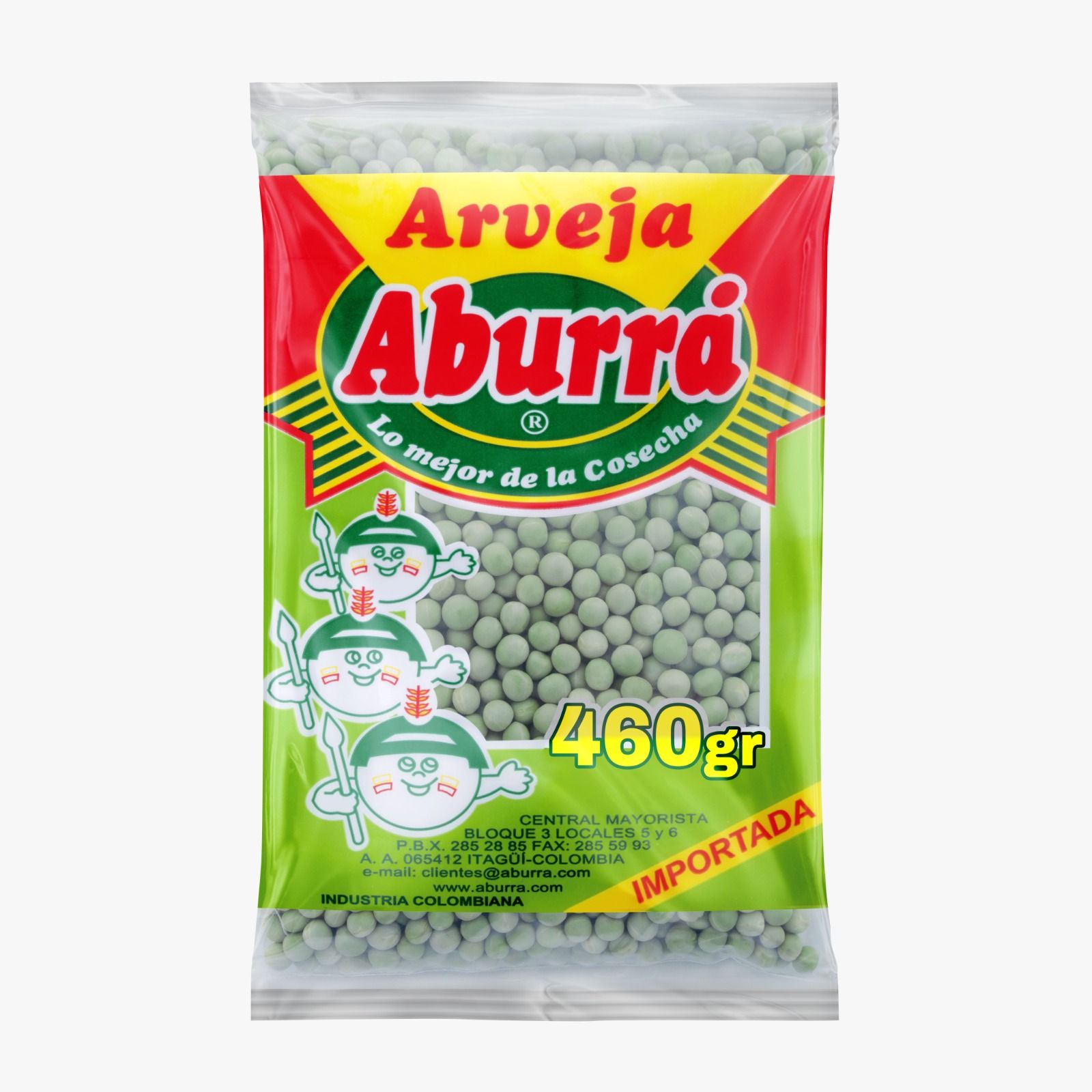 ARVEJA VERDE ABURRA X 460 GR