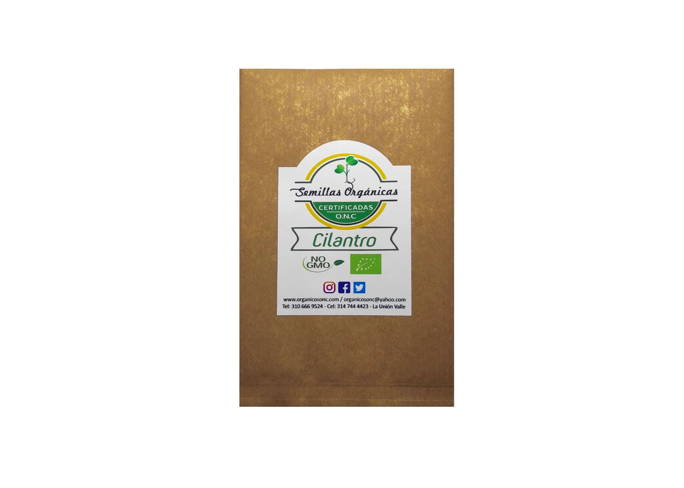 Semillas organicas ONC cilantro 40 grm