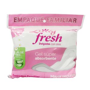 Toalla Higienic Alas Tela Ladyfresh*40 un