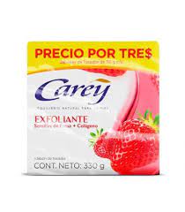JABON CAREY EXFOLIANTE 3UND*110GR