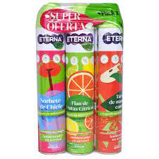 AMBIENTADOR AEROSOL ETERNA PACK X3