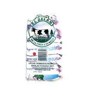 LECHE SEMIDESCRE UHT EL GALAN*800ML*6UND