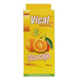 Vitamina C Vical 12U 500Mg Naranja