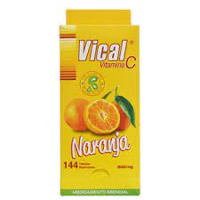 VITAMINA NARANJA VICAL C TIRA X 12 TABL