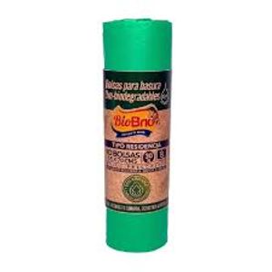 Bolsa Basura Re Verde Biobrio Rol*10 und