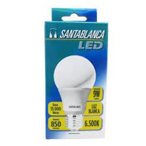 Bombillo SANTA BLANCA led luz fría x9w