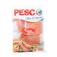 FILETE DE TRUCHA SALMONADA PESCO x 450GR