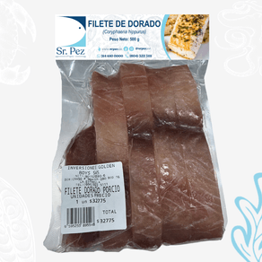 FILETE DE DORADO EN PORCION SR PEZ*500GR