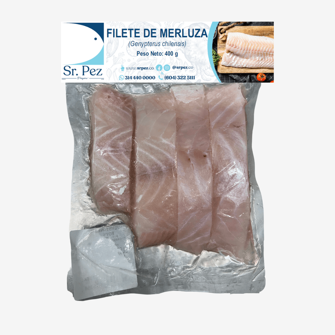 FILETE DE MERLUZA EN PORCION SR PEZ*400G