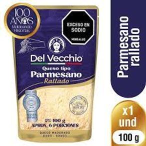 QUESO VECCHIO PARMESANO RAYADO*100GR