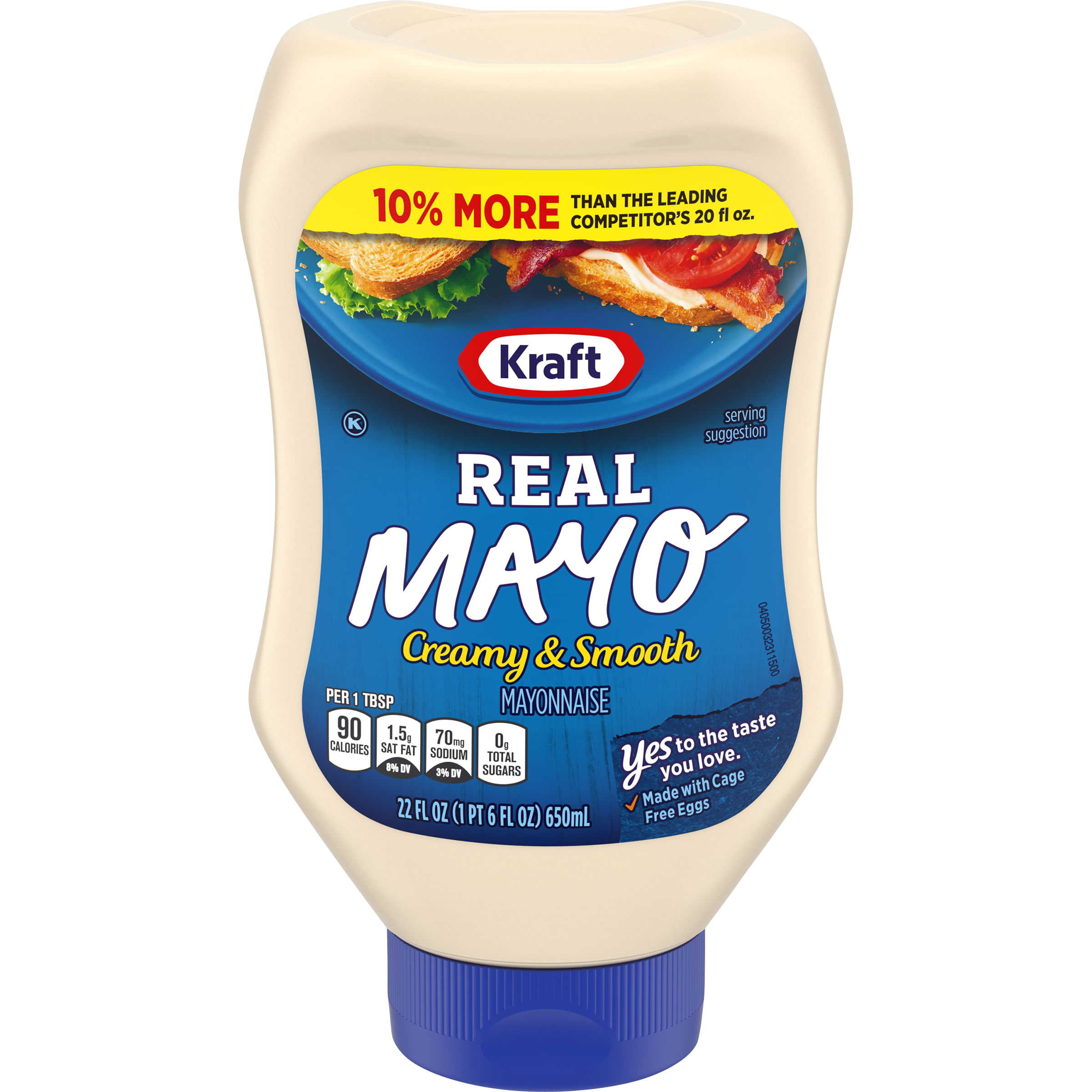 SALSA KRAFT MAYONESA REAL*510 GR