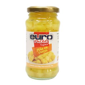 PIÑA EN TROZOS EUROMAX x 250GR