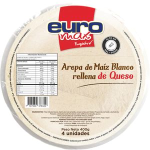 Arepa Maiz Rell De Queso Euromax*400 gr