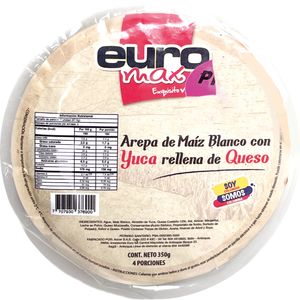 Arepa Yuca Rell De Queso Euromax*350 gr