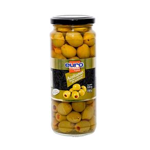 ACEITUNAS VERDE RELLENA PIMIE EURO*335GR