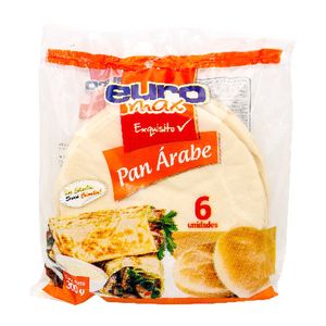 Pan Arabe Tradicional Euromax 6 un*300 gr