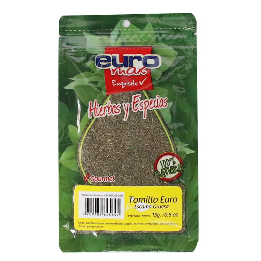 TOMILLO ESCAMA GRUSA EUROMAX  x 15GR