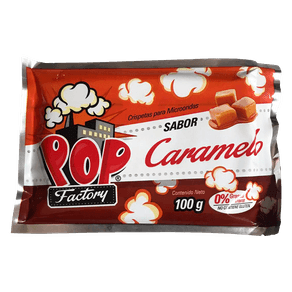 CRISPETA MICROONDAS CARAMELO POP*100G